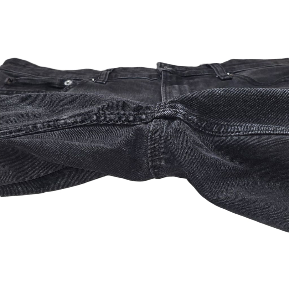 Calvin Klein Jeans Mens Slim Fit Distressed Black Denim 32x30 Ripped Dark Wash - Picture 16 of 16